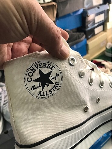 40 Beden beyaz Renk CONVERSE PLATFORM MARKA TEMSİLİDİR