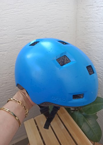  Beden Mavi Biker Stil Plastik Kask oxelo xs beden