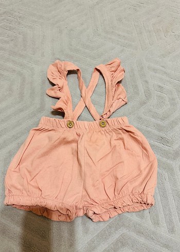 Defacto Pembe Bebek Kız Tulum Fırfırlı