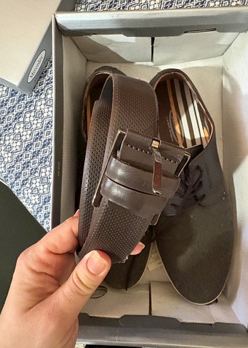 Kahverengi Bağcıklı Erkek Klasik Ayakkabı - Görsel 4