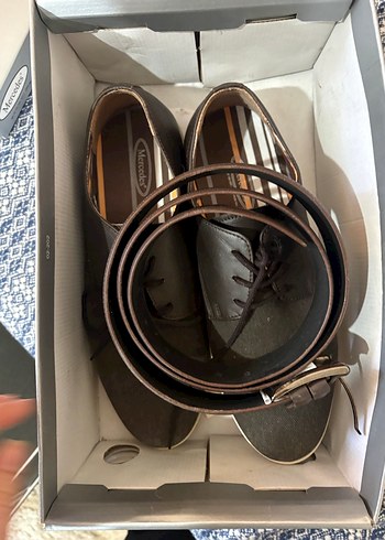 Kahverengi Bağcıklı Erkek Klasik Ayakkabı - Görsel 5