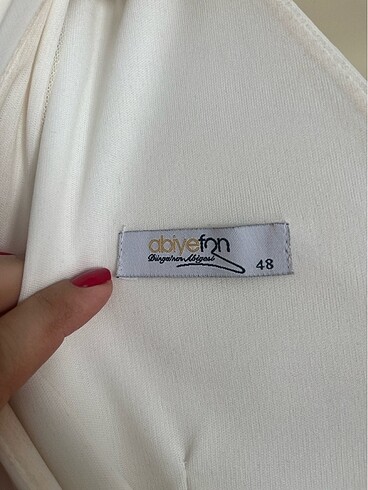 Beyaz Çekim elbisesi - Görsel 7