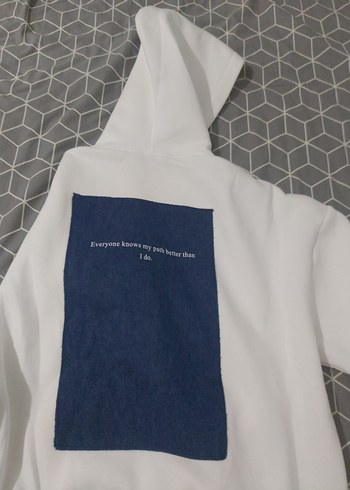 Beyaz Kapüşonlu esofman takım - Görsel 4