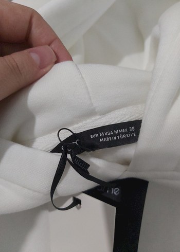 Beyaz Kapüşonlu esofman takım - Görsel 3