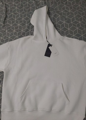 Beyaz Kapüşonlu esofman takım - Görsel 5