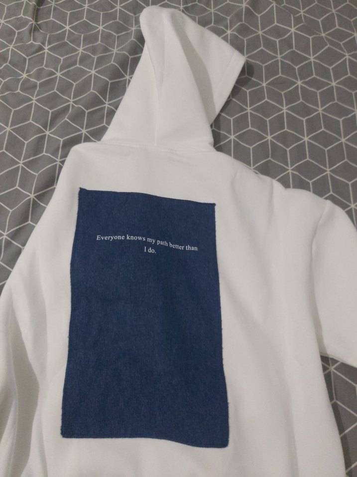 Beyaz Kapüşonlu esofman takım - Görsel 4