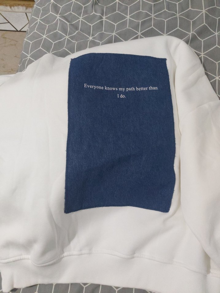 Beyaz Kapüşonlu esofman takım - Görsel 2