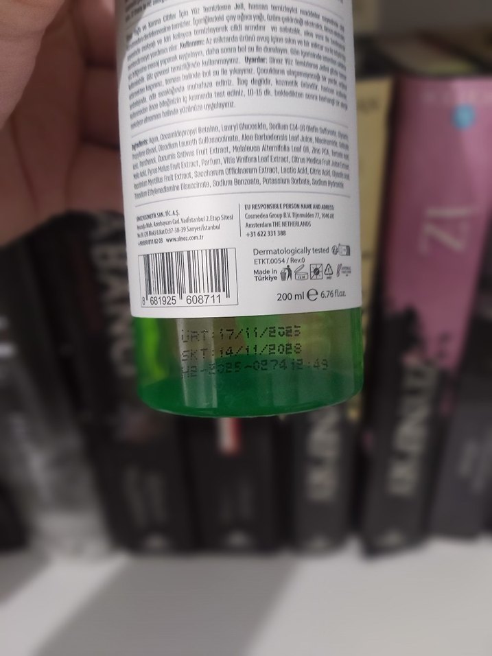 SİNOZ Yağlı ve Karma Cilt Temizleme Jeli - Görsel 2