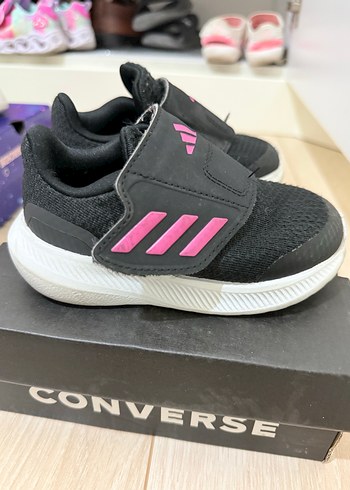 Kız Çocuk Siyah Pembe Baskılı Spor Ayakkabı - Görsel 2