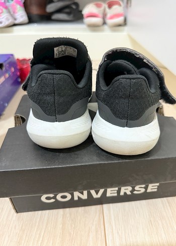 Kız Çocuk Siyah Pembe Baskılı Spor Ayakkabı - Görsel 3