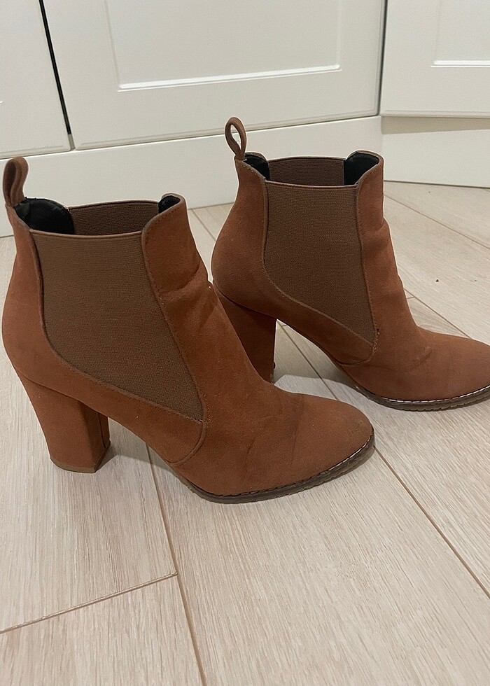 Kadın süet bot - Görsel 2