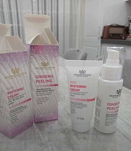 Cilt Beyazlatıcı Aydınlatıcı Ginseng Peeling