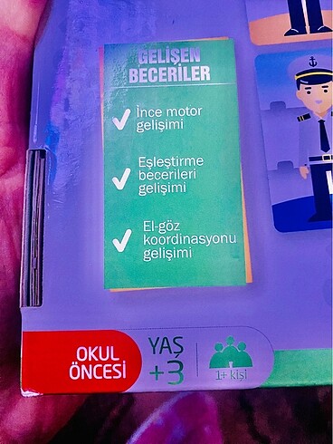 Beden Eğitici puzzle meslekleri öğreniyorum