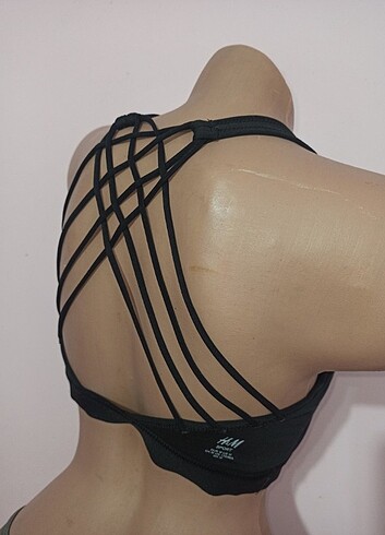 38 Beden gri Renk H&M Sporcu Büstiyer iç astarlı