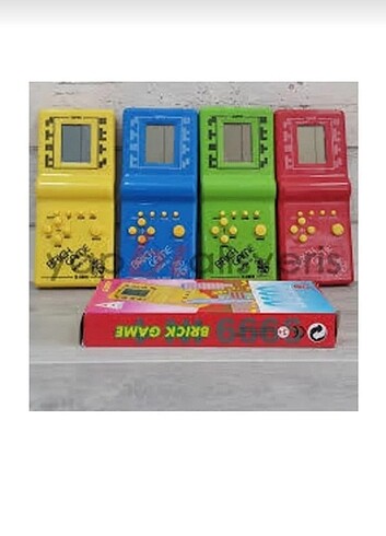 Nostaljik oyuncak pilli Tetris