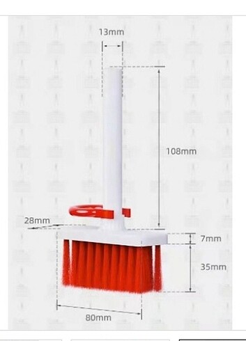 Klavye ve kulaklık temizlene fırçası  - Görsel 4