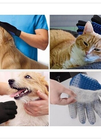 Kedi köpek tüy temizleme ve kaşıma eldiveni