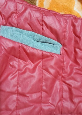 Pembe Kapüşonlu Fermuarlı Kadın Yelek - Görsel 5