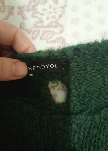 Kadın Koyu Yeşil Triko Kazak - Görsel 2