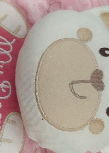 Pembe Peluş Bebek Battaniyesi - My Dear Mommy - Görsel 4