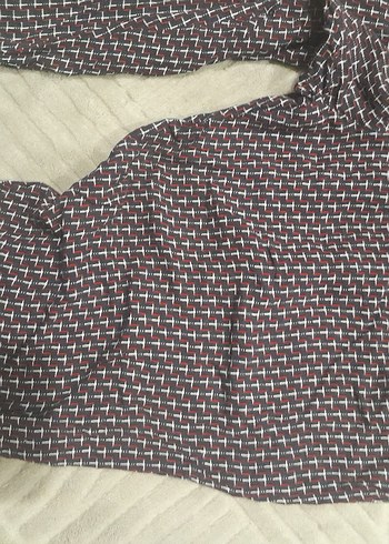 Kadın Gri Düğmeli Pamuklu Rahat Pantolon - Görsel 6