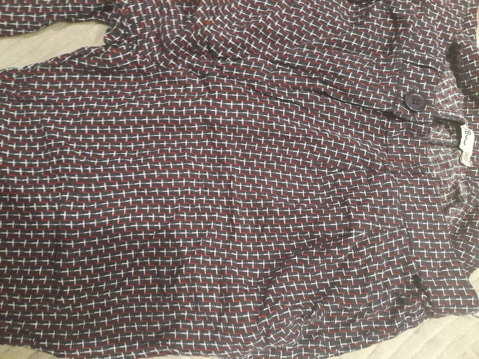 Kadın Gri Düğmeli Pamuklu Rahat Pantolon - Görsel 5