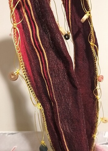 Kadın etnik desen fular - Görsel 5