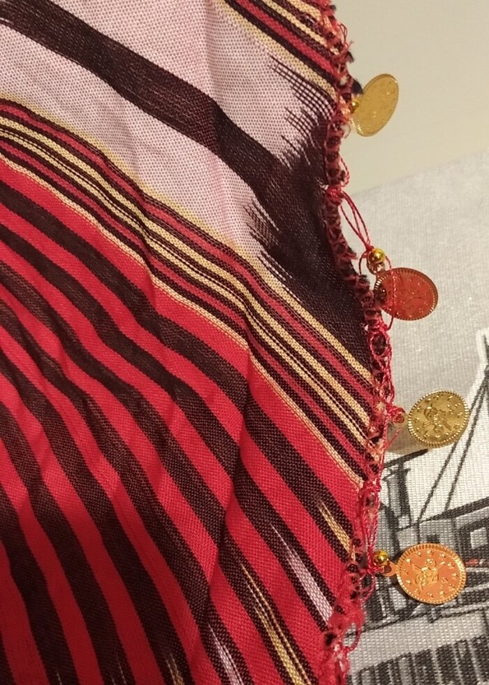 Kadın etnik desen fular - Görsel 2