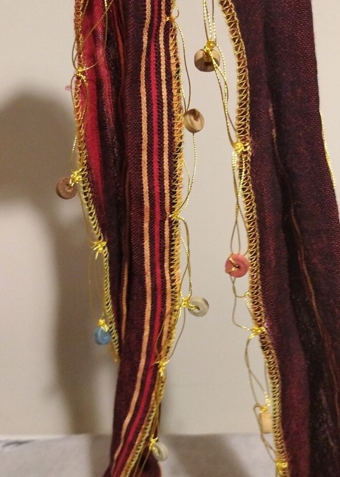 Kadın etnik desen fular - Görsel 4