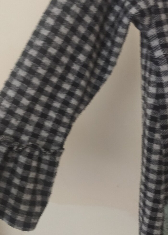 Kız çocuk ekose elbise 4-5 yaş  - Görsel 2