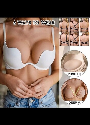 diğer Beden V detay push up sütyen