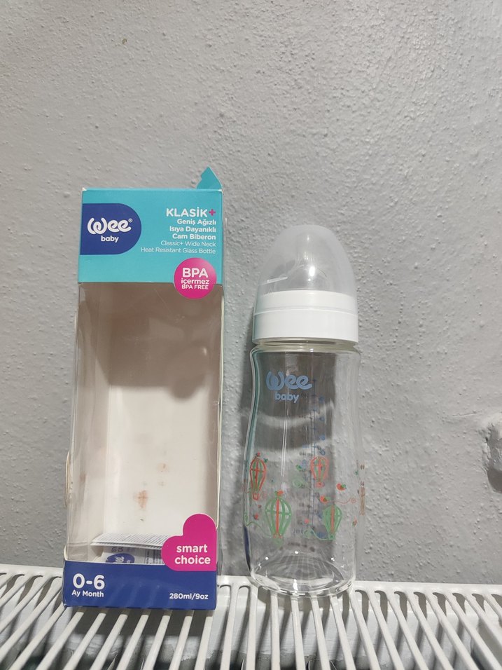 Wee Baby Klasik Cam Biberon 0-6 Ay - Görsel 2