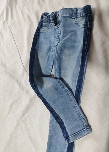 kız Çocuk Gri Regular Fit Kot Pantolon - Görsel 4