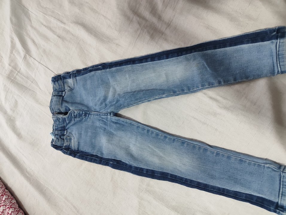 kız Çocuk Gri Regular Fit Kot Pantolon - Görsel 2