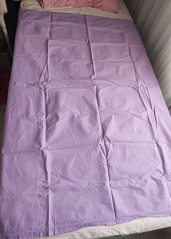 Pastel Mor Düz Nevresim - Görsel 2