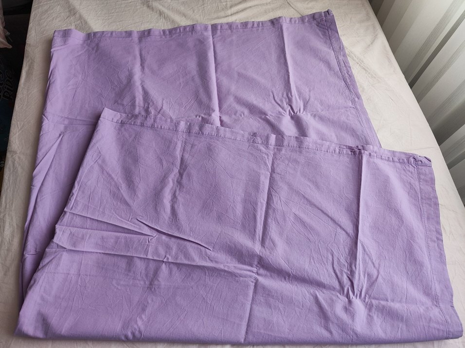 Pastel Mor Düz Nevresim - Görsel 4