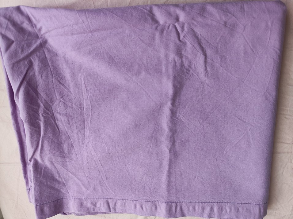 Pastel Mor Düz Nevresim - Görsel 3