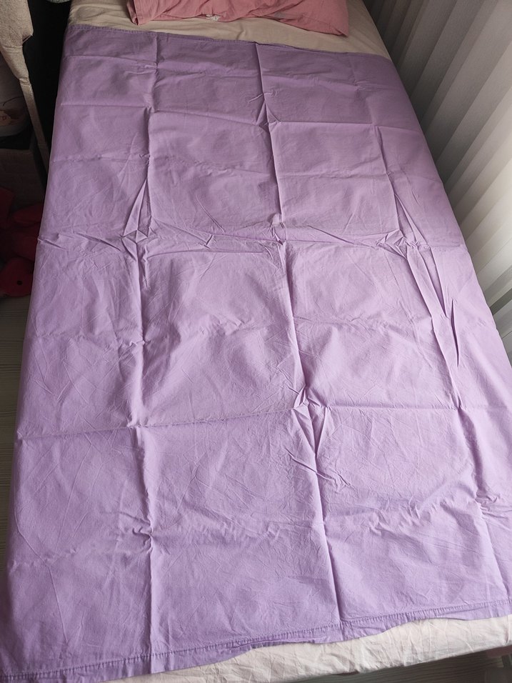 Pastel Mor Düz Nevresim - Görsel 2