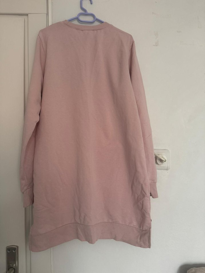 Pembe Uzun Kollu Kadın Tunik - Görsel 2