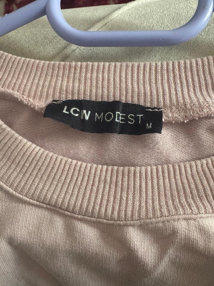 Pembe Uzun Kollu Kadın Tunik - Görsel 3