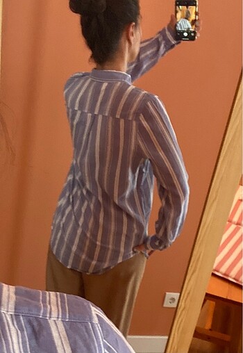 34 Beden H&M Boyfriend Gömlek