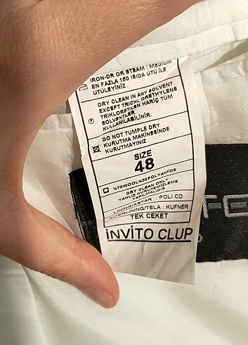 s Beden INVITO Clup erkek ceketi