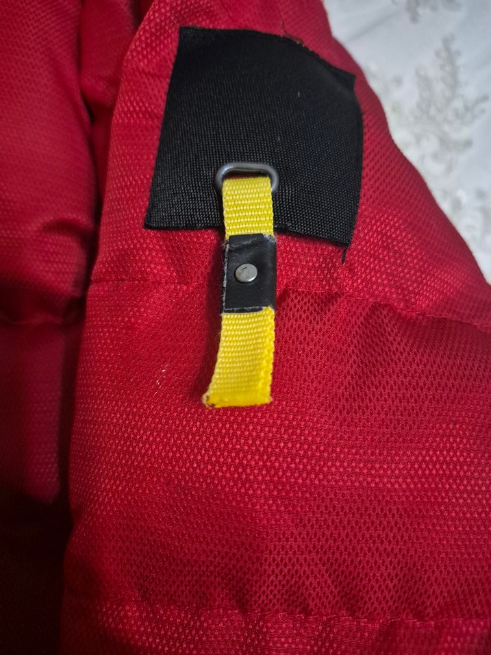 Kırmızı  kışlık kaban - Görsel 2