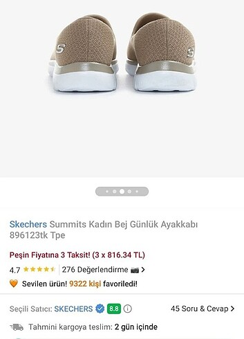 37,5 Beden Skechers günlük ayakkabi