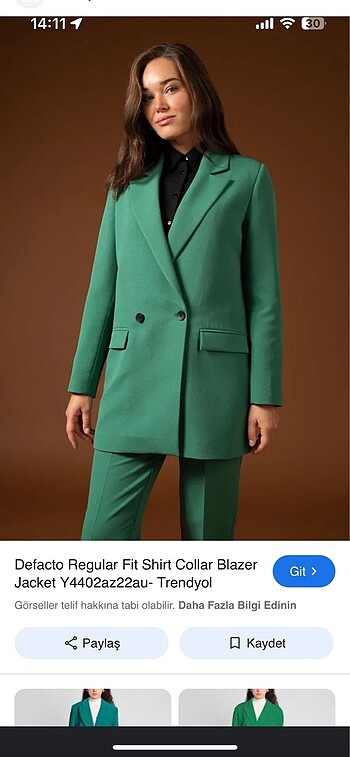 Defacto Blazer Ceket
