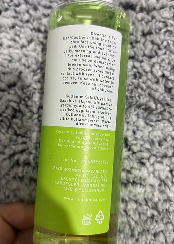 Mia Klinika AHA-BHA Tonik 200 ml - Görsel 2