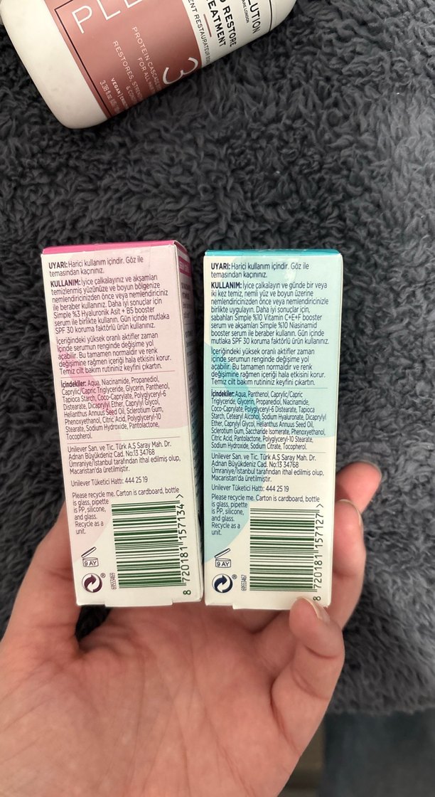 Simple %3 Hyaluronik Asit ve %10 Vitamin B3 Serumu - Görsel 2