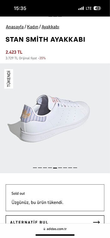 Adidas stan smith ayakkabı