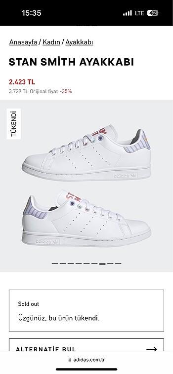 Adidas Adidas stan smith ayakkabı