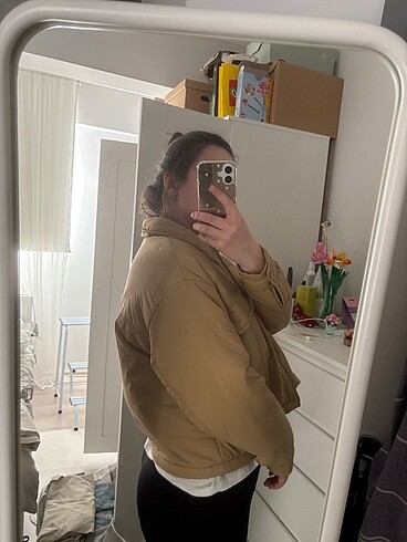 m Beden camel Renk Zara mevsimlik ceket